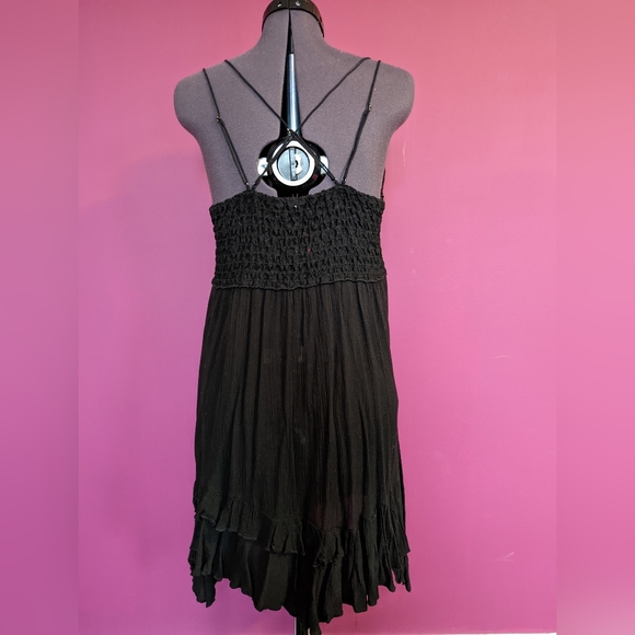 FP One Adella Slip Lace Dress Black Medium - Picture 3 of 6